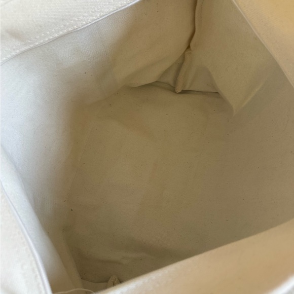 Source Unknown Green & Cream Canvas Tote with Pineapple Logo - Picture 11 of 12